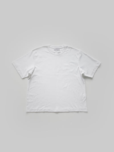 Suvin cotton smooth crew neck t-shirt