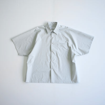 Suvin/pima 120/2 typewriter cloth raglan half sleeve shirt