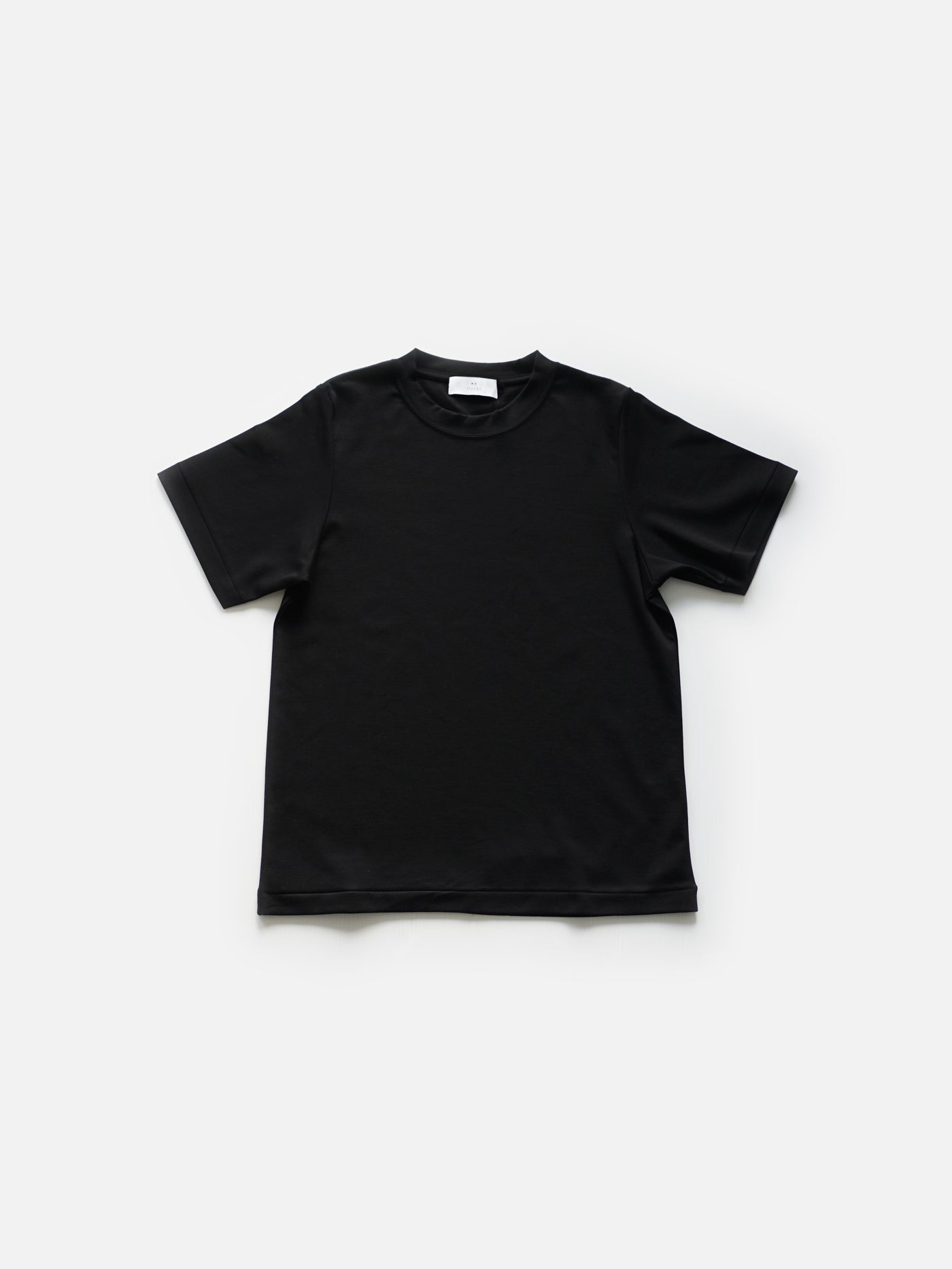 Suvin cotton smooth crew neck t-shirt