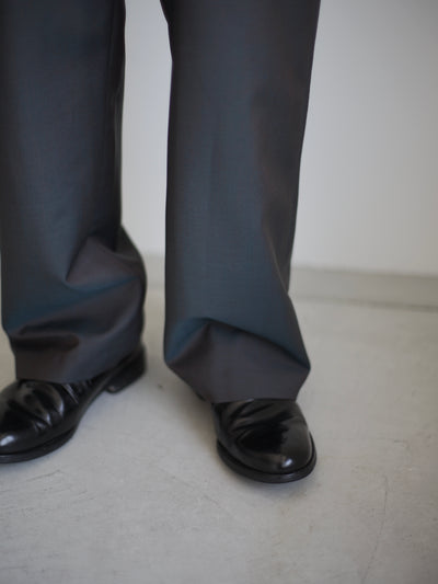[Pre-order] Wool & Kid mohair Tropical tuck slacks