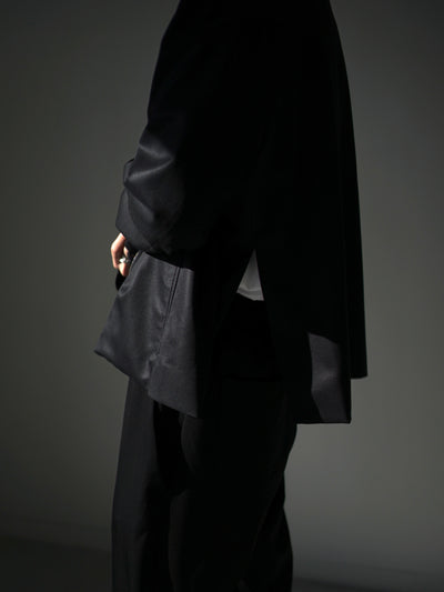 shuttle loom fabric slit riders jacket