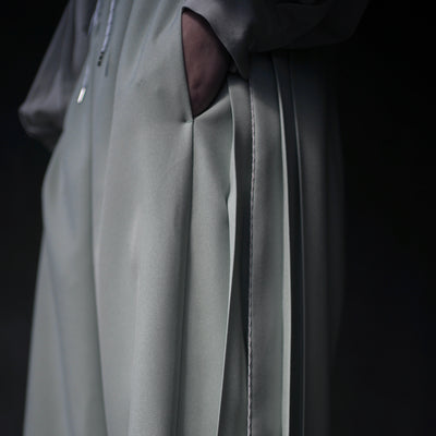 Polyester Linon pleated track pants
