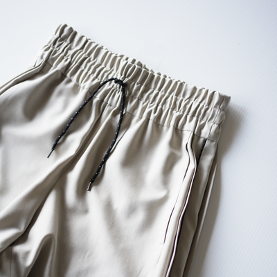 Polyester Linon pleated track pants