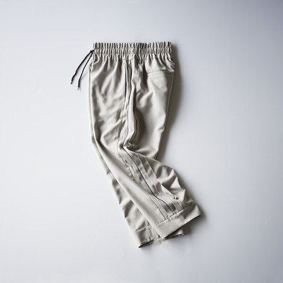 Polyester Linon pleated track pants