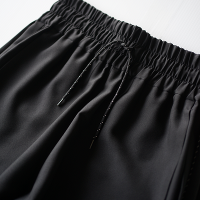 Polyester Linon pleated track pants