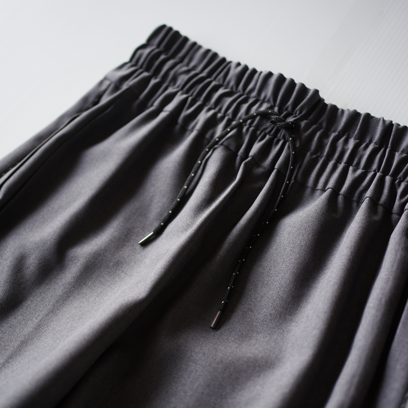 Polyester Linon pleated track pants