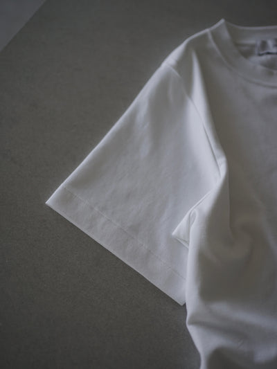 Suvin cotton smooth crew neck t-shirt