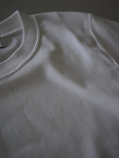 Suvin cotton smooth crew neck t-shirt