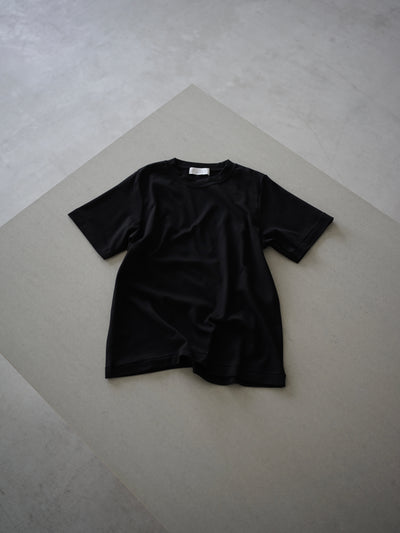 Suvin cotton smooth crew neck t-shirt