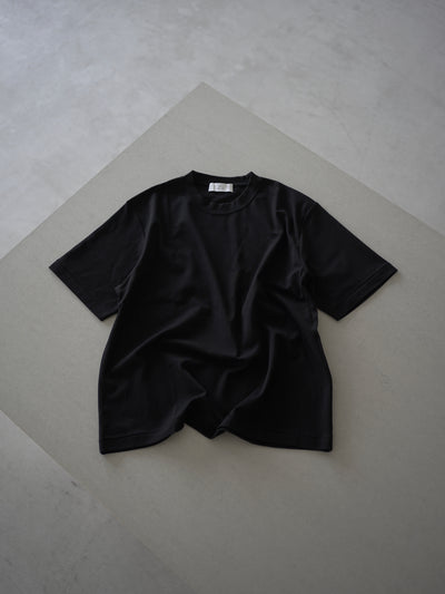 Suvin cotton smooth crew neck t-shirt