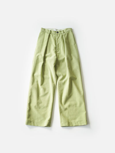 Wool & Cashmere corduroy tuck slacks