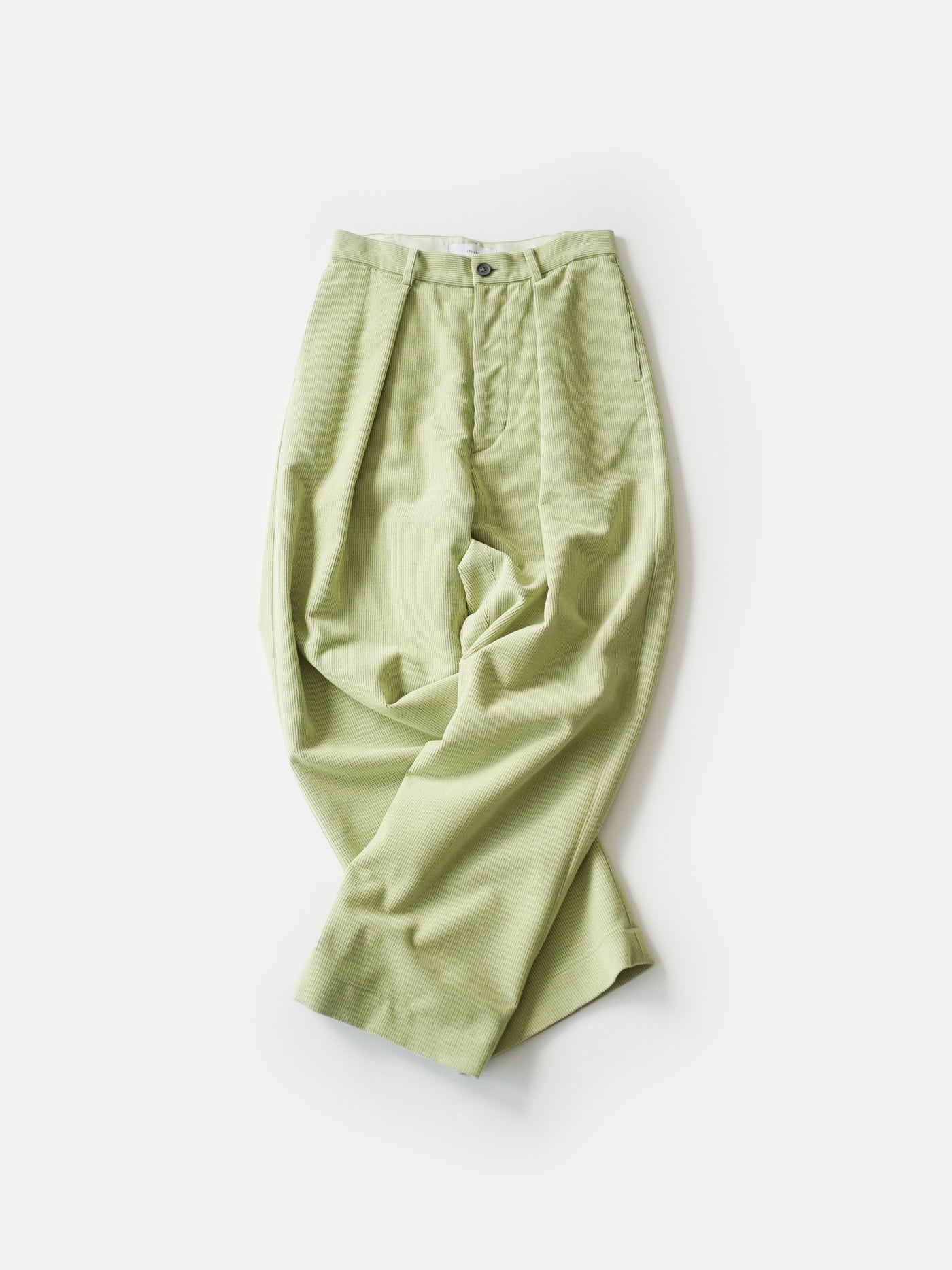 Wool & Cashmere corduroy tuck slacks