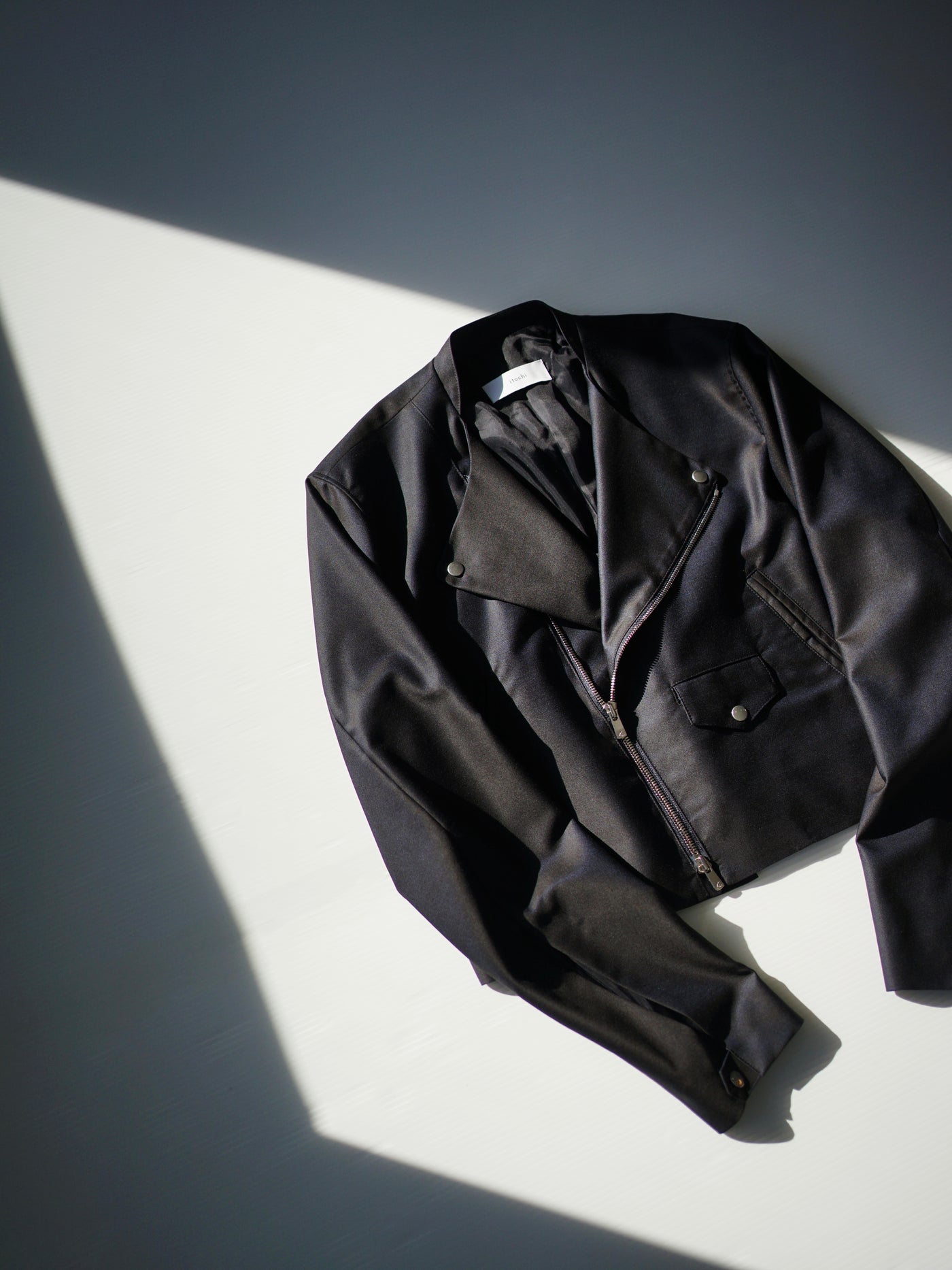 Wool & silk double breasted riders jacket / size1